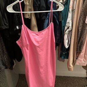 Fashion Nova Vibrant Pink Mini Dress